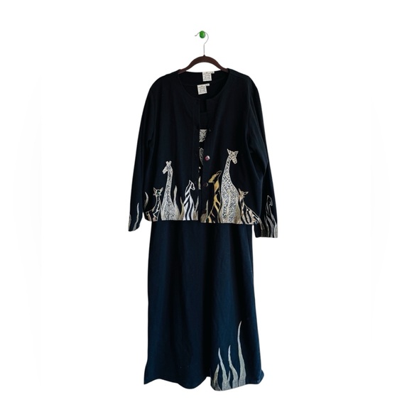 Parsley & Sage Maxi Dress and Jacket Embroidered Set XL - Picture 1 of 13